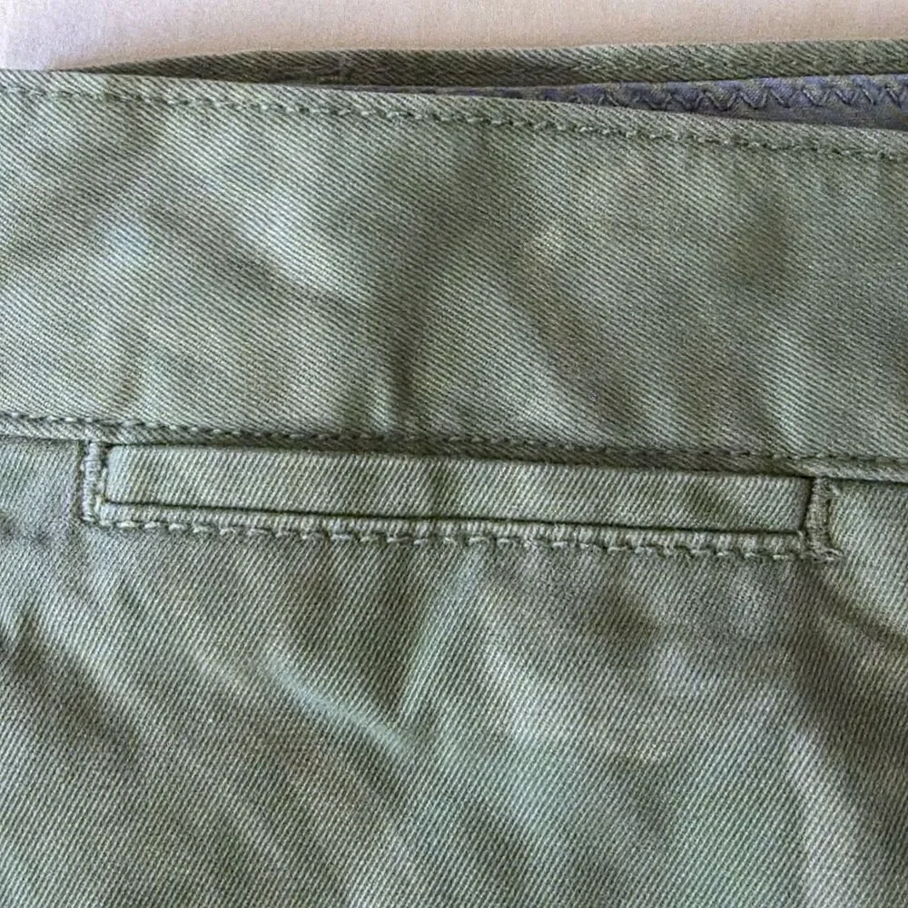 Banana Republic Emerson Short Men’s 36 Green Tropical Leaf Print Cotton Chino